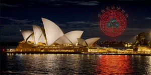 Drones στην Αυστραλία σχημάτισαν το τριφύλλι και όχι μόνο για το «Παύλος Γιαννακόπουλος» - Εντυπωσιακές εικόνες