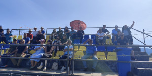 Δυναμική παρουσία έδωσαν οι φίλαθλοι του Ερμή στη Ζάκυνθο