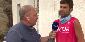 Ο Θοδωρής Τσιλιμίγκρας στο Skiritida Run 2025