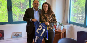 Σε θερμό κλίμα η συνάντηση Μποροβήλου - Παπαγεωργίου στο Παναρκαδικό